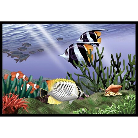 Carolines Treasures Undersea Fantasy 9 Indoor and Outdoor Mat- 24 x 36 in. PTW2034JMAT